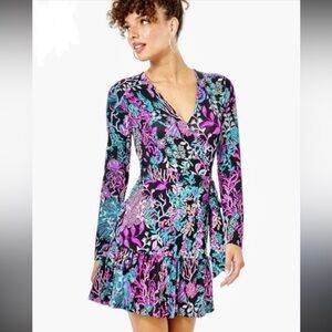 Lilly Pulitzer Misha Onyx Twilight Dress L